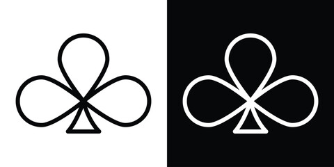 Card-club icon filled flat sign concept for web design.