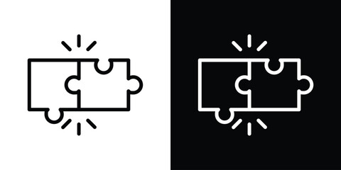 Compatibility icon filled flat sign concept for web design.