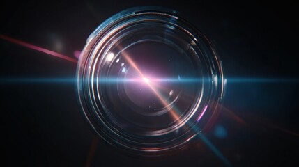 Camera Lens with Lens Flare