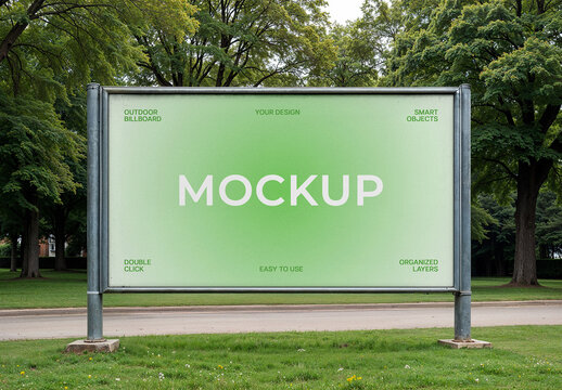 Park Billboard Mockup