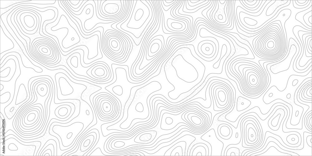 Poster abstract background with topographic map white background. the stylized height of the topographic ma