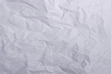 Obraz premium Crumpled White Paper Texture Background