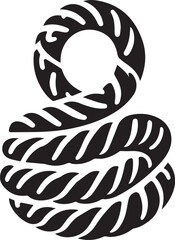 rope vector icon