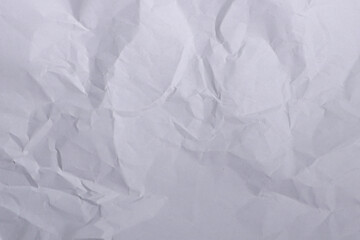 Crumpled White Paper Texture Background

