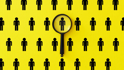 Human Resource Management, Business team building and Job Hiring Recruitment concept. Know your role