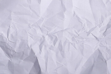 Wrinkled White Paper Texture Background

