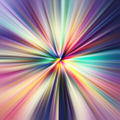 Obraz premium Colorful zoom motion effect. Abstract background. Color lines. Colored texture backdrop and banner. Multi color gradient pattern and textured wallpaper.