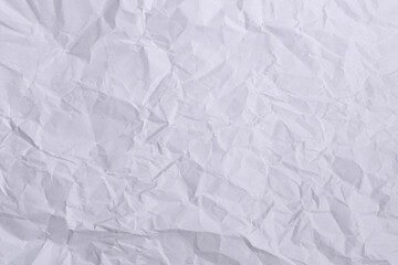 Crumpled White Paper Texture Background

