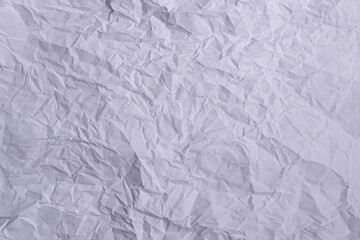 Crumpled White Paper Texture Background

