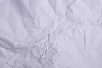 Crumpled White Paper Texture Background

