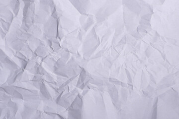 Crumpled White Paper Texture Background

