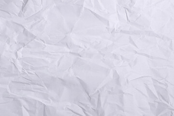 Wrinkled White Paper Texture Background

