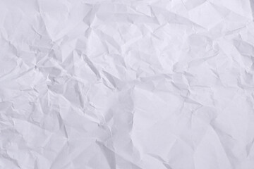 Wrinkled White Paper Texture Background

