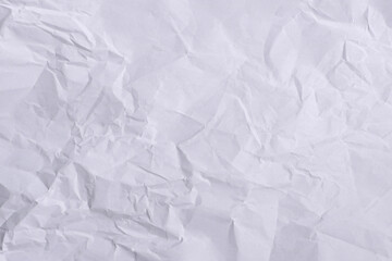 Wrinkled White Paper Texture Background

