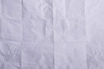 Wrinkled White Paper Texture Background


