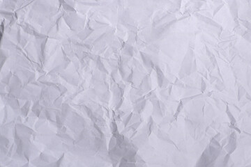 Wrinkled White Paper Texture Background

