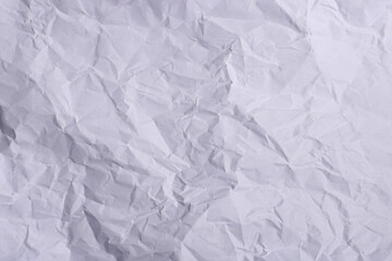 Wrinkled White Paper Texture Background

