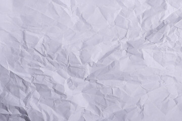 Crumpled White Paper Texture Background

