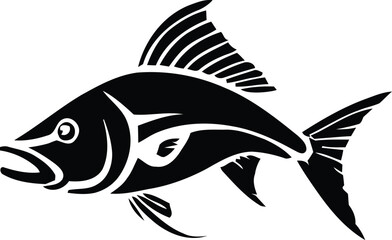 Fishing logo template, Fishing Logo Icon, unique fishing-related logo. simple. memorable. vector. editable, Fish With Arrow Shape Fishing Logo Template, fish chub logo, Fishing bass logo. 