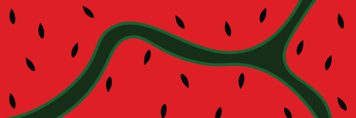 Summer bright illustrations set for poster, card, cover, label, banner in modern minimalist style with overlay effect.