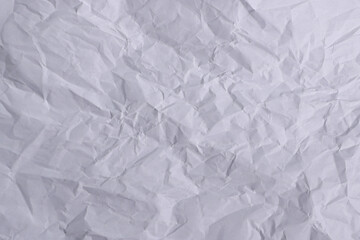 Crumpled White Paper Texture Background

