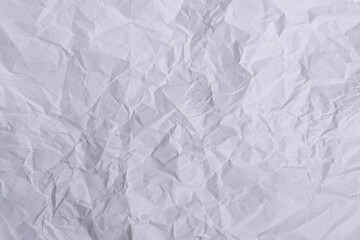Crumpled White Paper Texture Background

