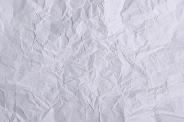 Wrinkled White Paper Texture Background

