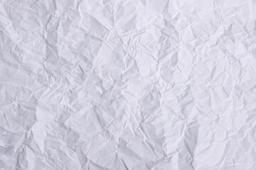 Wrinkled White Paper Texture Background

