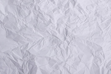 Wrinkled White Paper Texture Background

