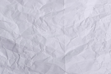 Crumpled White Paper Texture Background

