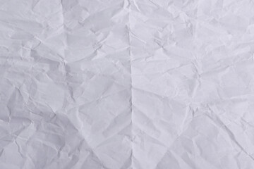 Crumpled White Paper Texture Background

