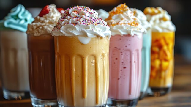 ice cream with a cup of coffee