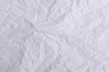 Wrinkled White Paper Texture Background

