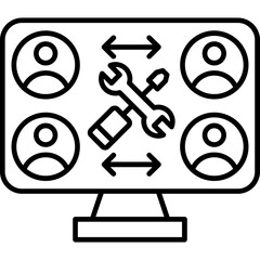 Collaboration Tools Icon