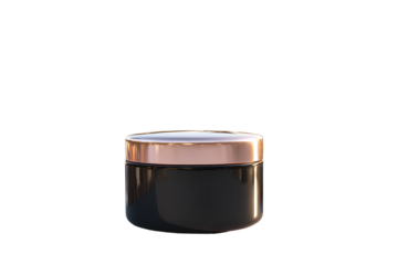 Isolated nice cosmetic container on transparent background