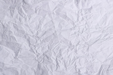 Wrinkled White Paper Texture Background

