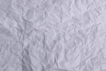 Wrinkled White Paper Texture Background

