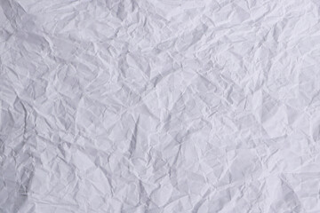 Wrinkled White Paper Texture Background

