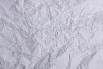 Wrinkled White Paper Texture Background

