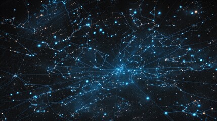 Fototapeta premium Network of Light Connections