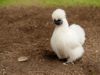 chicken on the grass
