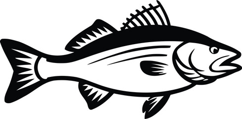 Fishing logo template, Fishing Logo Icon, unique fishing-related logo. simple. memorable. vector. editable, Fish With Arrow Shape Fishing Logo Template, fish chub logo, Fishing bass logo. 