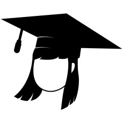 graduation logo vector illustration design