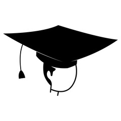 graduation logo vector illustration design
