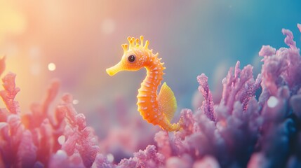 Golden Seahorse Coral Reef.