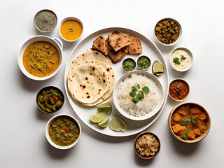 Delicious dish and fresh vegetables on a plate, a healthy and gourmet meal