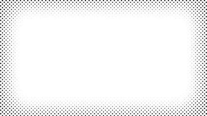 Minimalistic abstract halftone background in black and white with a smooth dotted texture forming a gradient pattern Ideal for comics pop art retro design poster and print effects.