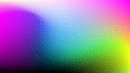 Dynamic abstract halftone background featuring colorful gradient blend with flowing wave patterns This vibrant designs ideal for digital art presentation web design poster and creative visual project
