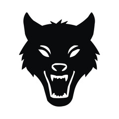 illustration of a wild animal biting