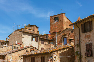 Picturesque Cityscape Of Historical Certaldo